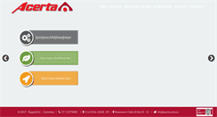 Desktop Screenshot of acerta.com.co