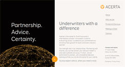 Desktop Screenshot of acerta.com.au